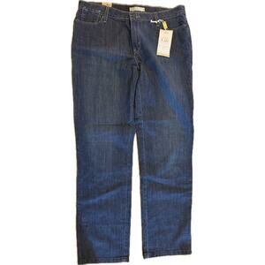 Levi's Ultimate Lift 544 Jeans Womens Size 16‎ Blue Dark Wash Slim Straight